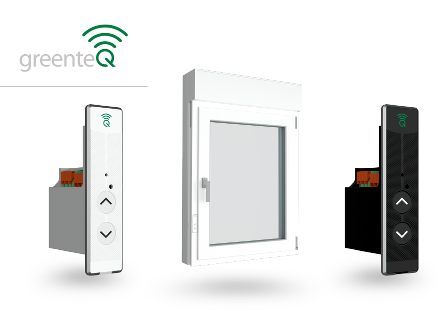 ventana Tres trabajadores con overoles rojos con